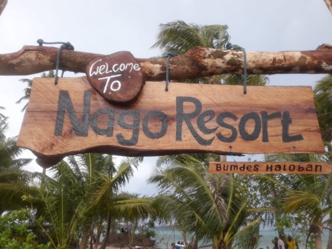 
 Pesona Pantai Nago Resort, Cikal Bakal Wisata Bahari Masa Depan Desa Haloban