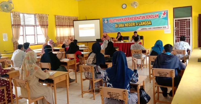 
 SMAN 4 Langsa Cetak Kader Kesehatan Sekolah