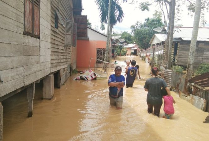 
 Krueng Langsa Meluap, Pemukiman Sekitar DAS Terendam Air