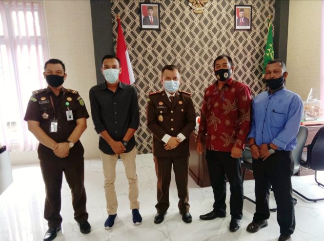 
 PWI Langsa Silaturahmi ke Kejari Bangun Sinergitas Informasi Publik