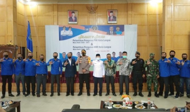 
 Pengurus PWI Kota Langsa Dilantik
