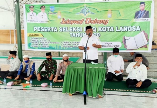 
 201 Qori di Langsa Seleksi MTQ