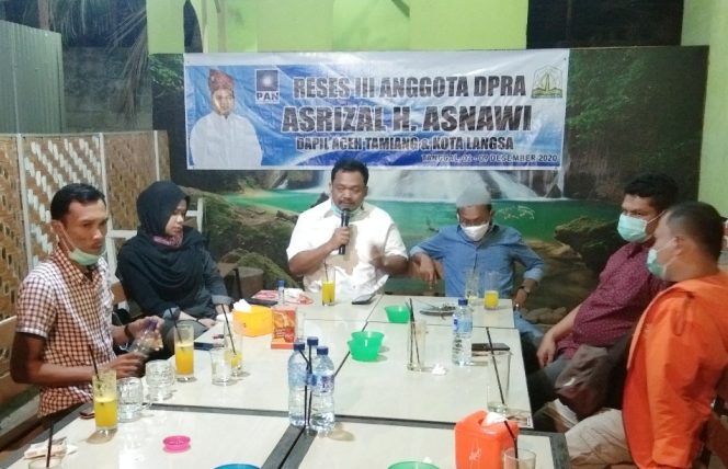 
 Asrizal Serap Aspirasi Bersama PWI Langsa