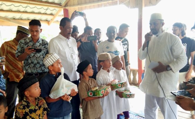 
 Peringati Maulid Bersama Insan Pers, Anto Jakarta Santuni Anak Yatim