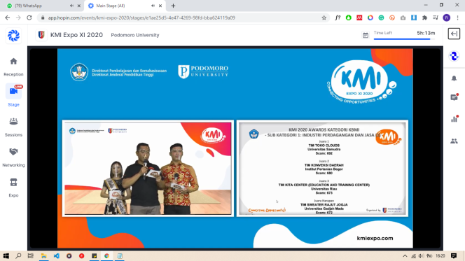 
 “Toko Clouds” Raih Juara 1 KMI Award Kemendikbud RI 2020
