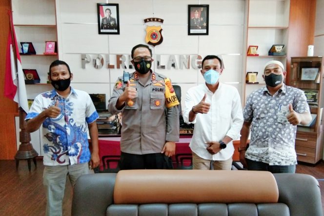 
 Kapolres Langsa Siap Berpartisipasi Sukseskan HPN 2021