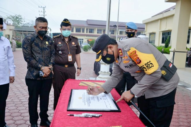 
 Polres Langsa Canangkan Zona Integritas menuju WBK dan WBBM