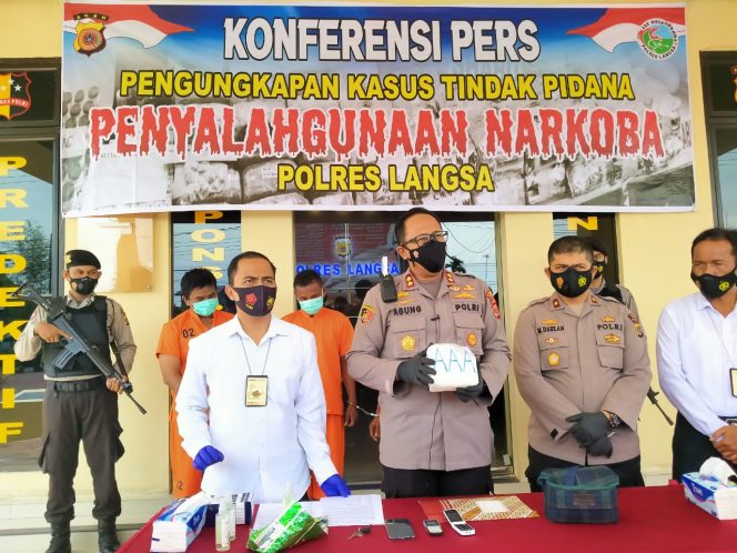 
 Hendak Transaksi Sabu, Polres Langsa Ringkus 3 Pengedar 2 DPO