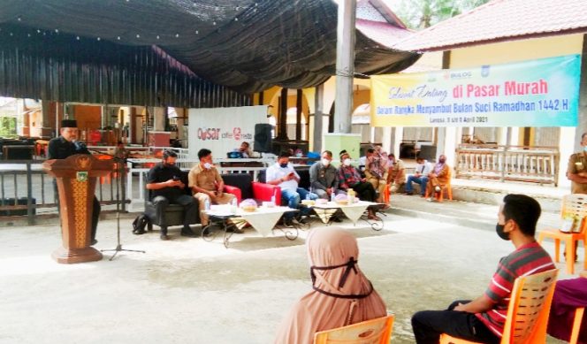 
 Wakil Wali Kota Langsa Resmi Buka Pasar Murah