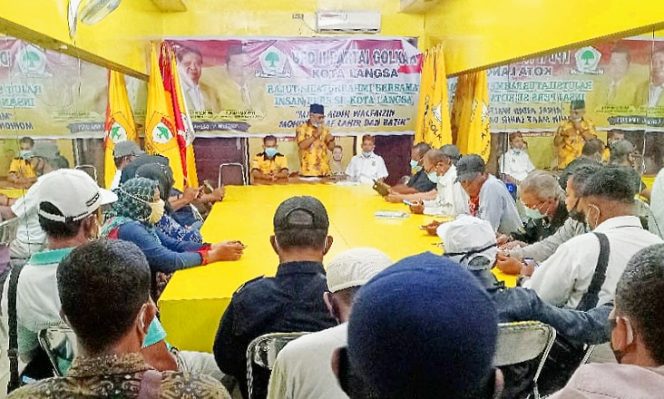 
 Partai Golkar Langsa Silaturahmi bersama Wartawan di Penghujung Ramadhan