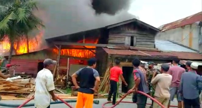 
 Jelang Lebaran, Sembilan Rumah di Aceh Tamiang Ludes Dilalap Api