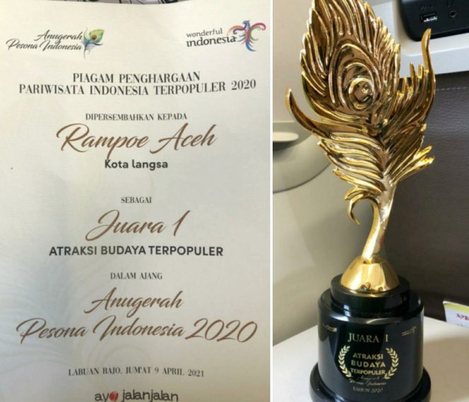 
 Tari Rampoe Aceh Bawa Langsa Raih Juara I API 2020