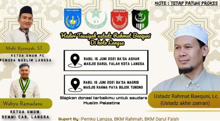 Foto : Jadwal di Langsa.