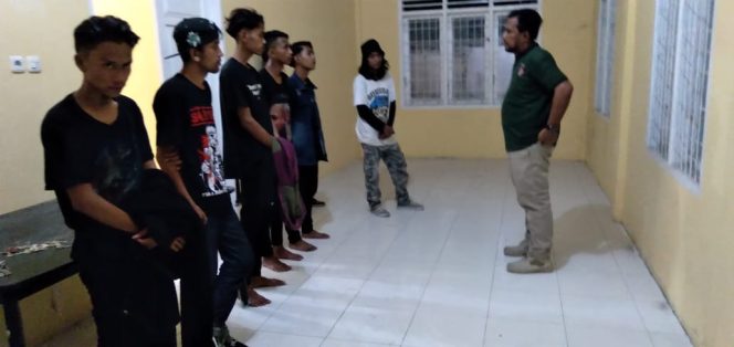 
 Meresahkan, Sembilan Gepeng Diboyong ke Dinsos Langsa