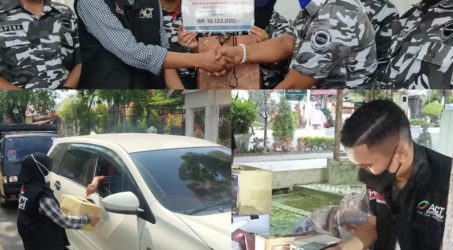 Foto : Ragam giat penggalangan dana Kota Langsa untuk Palestina.