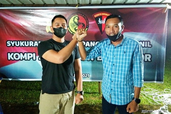 
 Naik Pangkat, Mako Brimob Aramiyah ‘Diserbu’ Wartawan