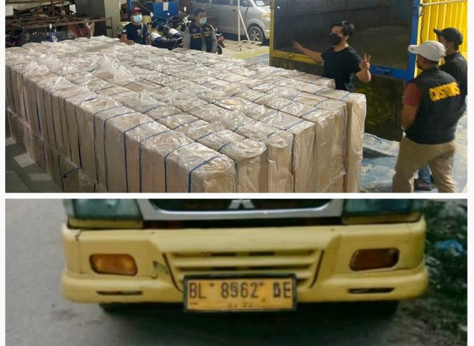 
 Sehari Ditangkap, Bea Cukai Langsa Lepas Sopir dan Kernet Truk Penangkut Rokok Ilegal