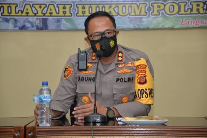 
 Kapolres Langsa Ajak Masyarakat Hindari Kerumunan