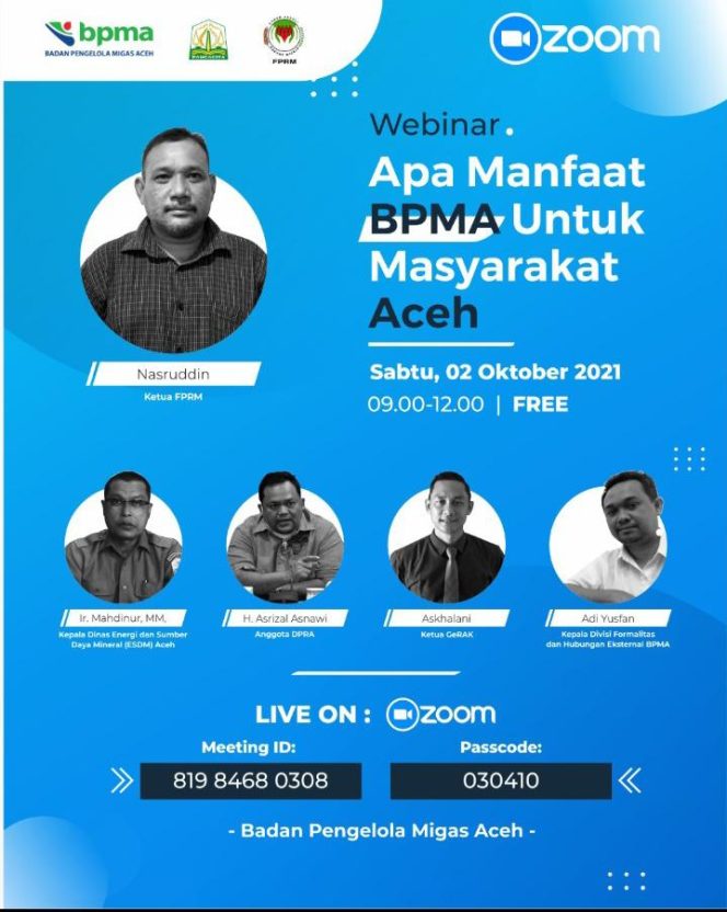 
 Publik Pertanyakan Pengelolaan Migas Aceh kepada BPMA