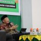 Foto : Irwil I Itjen Kemenag RI, Maman Saepulloh, S. Sos, M. Si saat memberi sosialisasi PP No 94 tahun 2021 di IAIN Langsa.