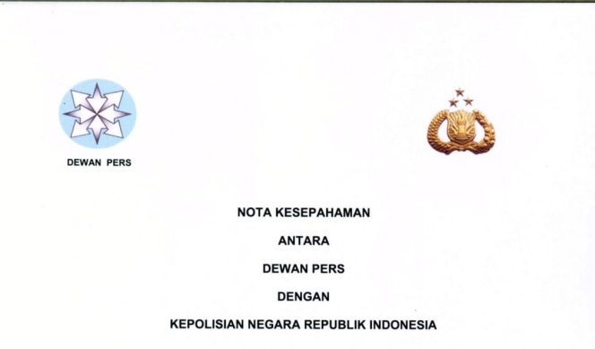 
 4 Poin Utama MoU Antara Polri dengan Dewan Pers