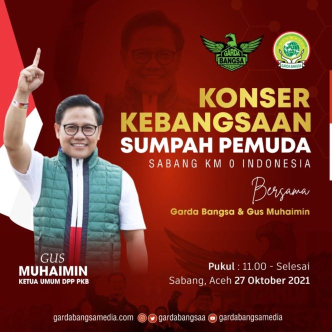 
 Gus Ami Dipastikan Hadiri Pelantikan Garda Bangsa Provinsi Aceh di Sabang