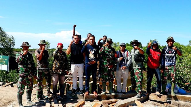 
 PWI Langsa Kunjungi Lokasi TMMD Jelang HUT TNI ke 76