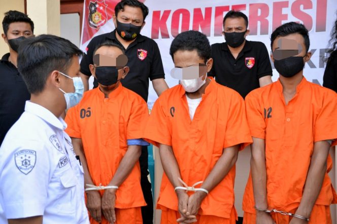 
 Tiga Predator Anak Bawah Umur di Langsa Digulung Polisi