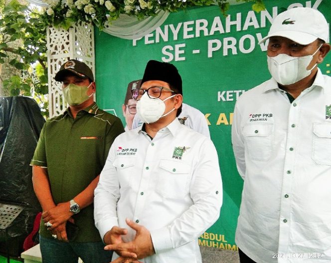 
 Foto : Ketum DPP PKB, Muhaimin Iskandar (di tengah).