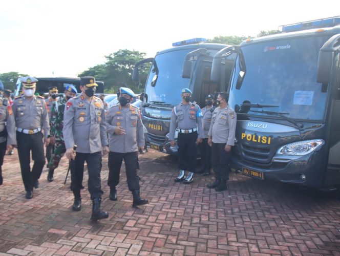 
 Kapolda Aceh Apel Persiapan Sambut Kedatangan Panglima TNI dan Kapolri