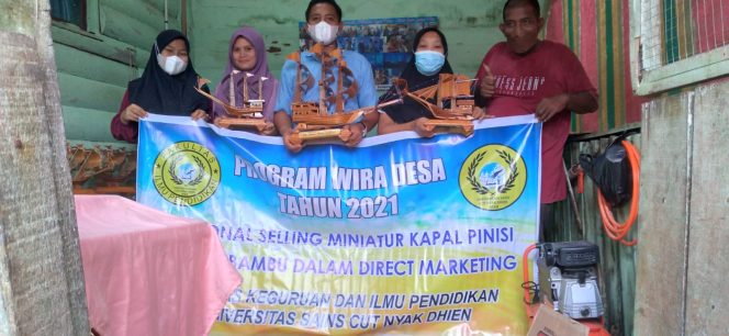 
 Kunjungi UMKM Bina Kreatif, FKIP-USCND Langsa Bekali Personal Selling dan Salurkan Alat Penunjang Produksi