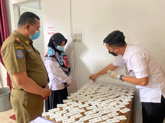 
 Satpol PP dan WH Langsa di Test Urine, 22 Anggota Positif