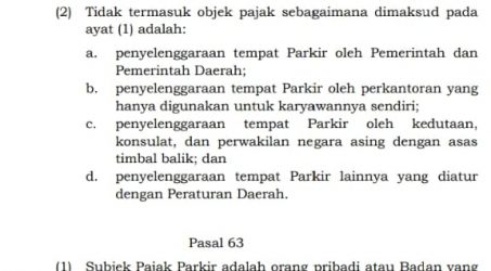 Foto : Salinan UU No 28 Tahun 2009 tentang pajak Daerah.