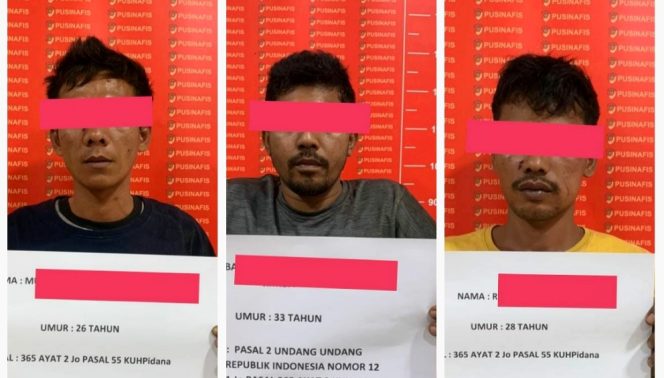 
 Empat Terduga Perampok di Aceh Timur Dibekuk Polisi