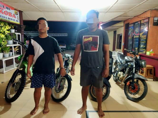 
 Seorang Penadah dan Pencuri asal Sumut Diringkus, Empat Sepmor Diamankan
