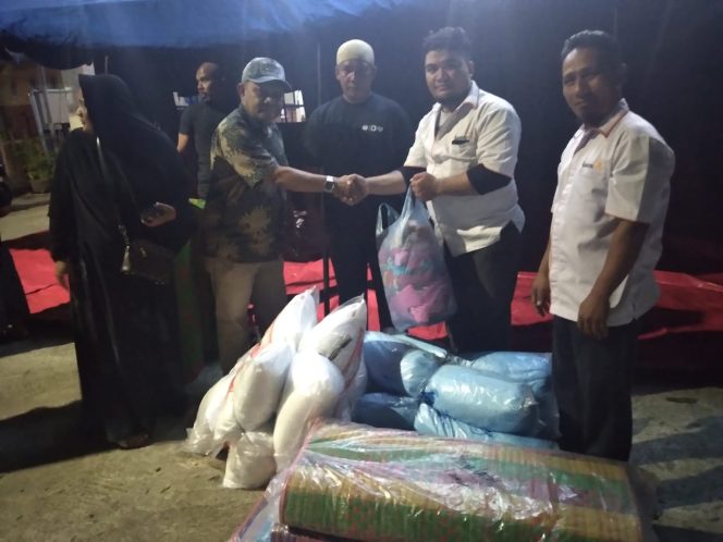 
 LazisMu Langsa Salurkan Bantuan untuk Korban Kebakaran