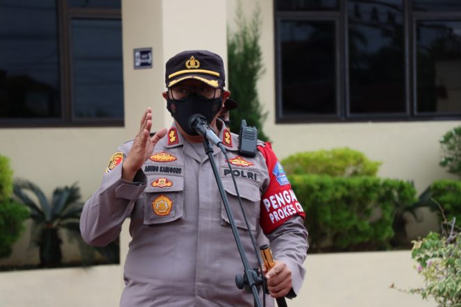 
 Kapolres Langsa Imbau Masyarakat di Rumah Saja Jelang Nataru