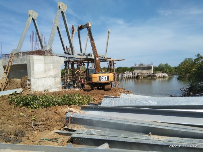 
 Foto : Kegiatan mati kontrak, masih tetap dilanjutkan setelah addendum.