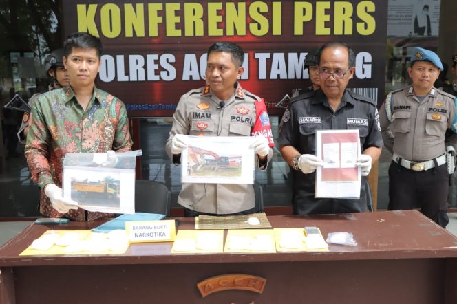 
 Polisi Ringkus Seorang Penambang Ilegal di Aceh Tamiang