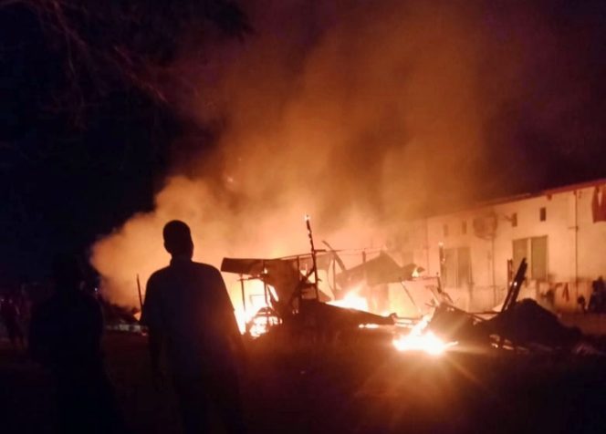 
 Satu Rumah dan Sejumlah Ruangan Puskesmas Bendahara Terbakar