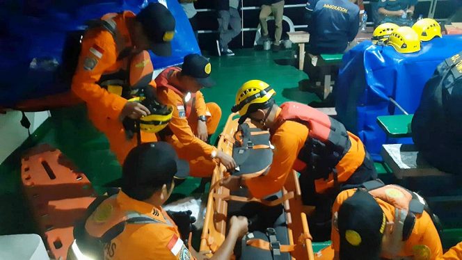 
 SAR Aceh Evakuasi Warga Negara China di Selat Malaka