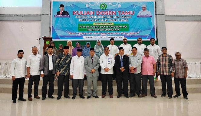 
 FUAD IAIN Langsa Hadirkan Direktur Pascasarjana UINSU Isi Kuliah Dosen Tamu