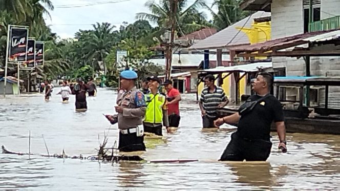 Sungai Tamiang Meluap, Lima Kecamatan Terendam Banjir