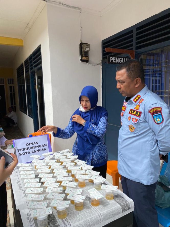 
 Test Urine, Dua Tenaga Kontrak Dishub Langsa Positif Narkoba