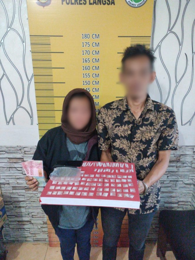 
 Jual Sabu, Pasutri di Langsa Dibekuk Polisi