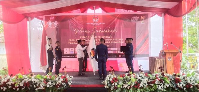 
 Kirab Pemilu Tiba di KIP Langsa