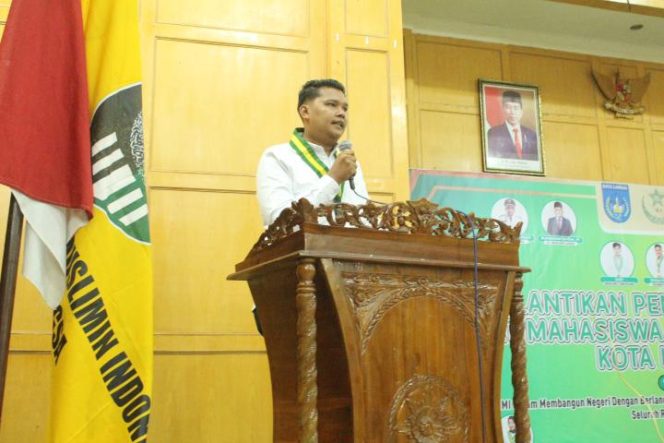 Ketua SEMMI Langsa Wahyu Ramadhana.