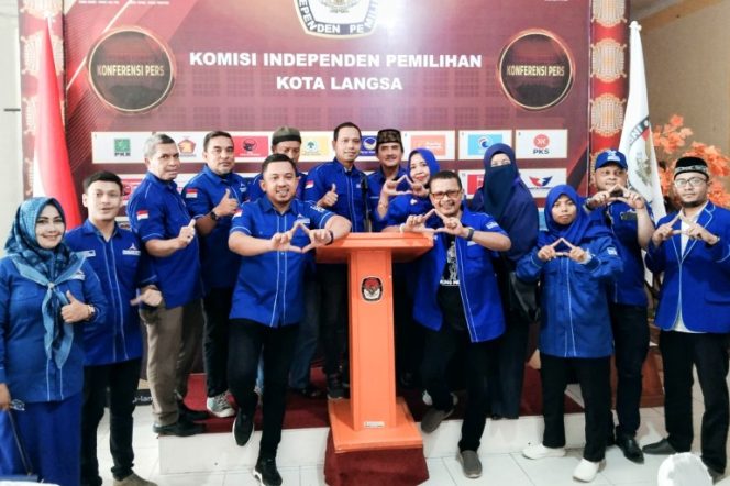
 Bacaleg Partai Demokrat Kota Langsa.