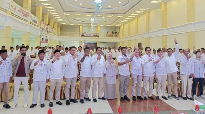 
 Gelar Rakorda, Gerindra Aceh Deklarasikan Prabowo Calon Presiden