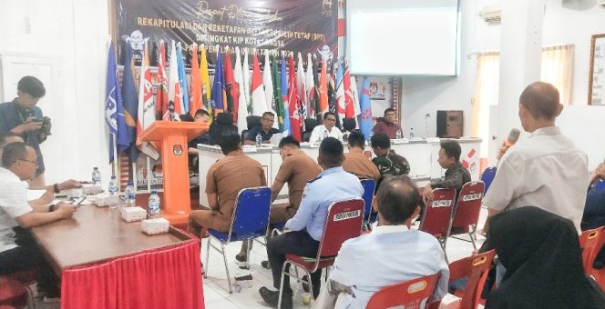 
 Rapat Pleno Penetapan DPT oleh KIP Langsa